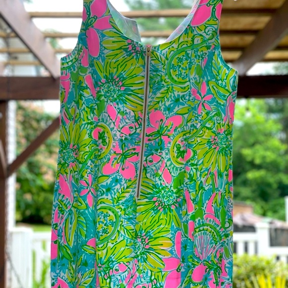 Lilly Pulitzer multi colored dress worn one time - Picture 1 of 5